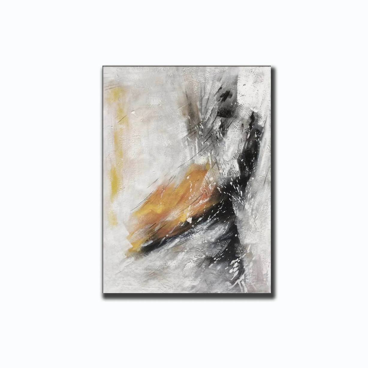 Days Hand-Painted Modern - handmade art gift for housewarming